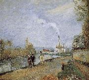 Camille Pissarro Schwartz of Schwartz Metaponto River oil painting reproduction